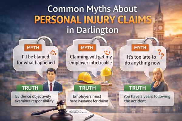 Common Myths About Personal Injury Claims in Darlington