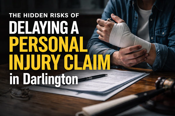 delaying personal injury claim darlington